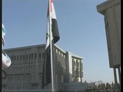 Flag raising ceremony for new Iraqi flag News Clip