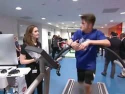 Pregnant Duchess of Cambridge visits GSK Human Performance Lab in Brentford, West London News Clip