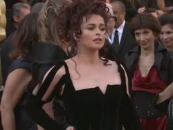 Tim Burton, Helena Bonham Carter at the 83rd Annual Academy Awards - Arrivals Pool Cam at Hollywood CA. (Footage by WireImage Video/GettyImages) Stock Footage