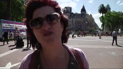 Relatives of victims of late General Francisco Franco's military regime joined the Argentine human rights group "Mothers of the Plaza de Mayo" in their weekly demonstration outside the presidential palace in Buenos Aires. News Clip