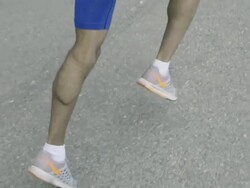 Runner's Legs Stock Footage
