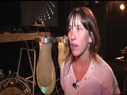 Students at the California Institute of the Arts have built an orchestra of interactive musical robots. Musicians use specialized computer programs to play the robotic instruments. The AP sat in on a rehearsal for an upcoming concert. News Clip