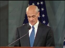 Homeland Security Secretary Michael Chertoff announced Tuesday that visitors who can travel to the United States without visas will be required to register biographical details online at least three days before their visit News Clip
