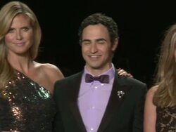 Heidi Klum, Zac Posen, Nina Garcia and Kerri Stock Footage