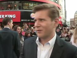 INTRVIEW: Allen Leech on Ray Winston on the set, his relationship wit Hayley Atwell and working with other members of the cast at The Sweeney European Premiere at Vue Leicester Square on September 03, 2012 in London, England (Footage by WireImage Video/Get Stock Footage