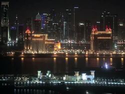 General views of Doha Stock Footage