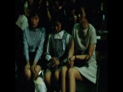 SYND 6-10-72 JAPANESE VOLLEYBALL TEAM DEFEATS CHINESE NATIONAL TEAM News Clip