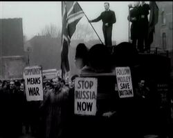 MOSLEY MARCH CLASHES News Clip