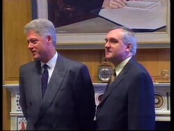 IRELAND: DUBLIN: US PRESIDENT CLINTON VISIT News Clip