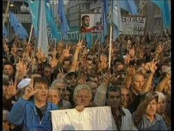 YUGOSLAVIA: NIS: ANT- MILOSEVIC RALLY News Clip