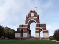 SHADOWS OF WAR: The Thiepval Memorial Stock Footage