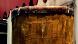 A boat dock beam bobs up and down. Stock Footage