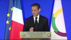 CLEAN: Diplomacy too focused on 'stability': Sarkozy News Clip