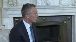 CLEAN : NATO's Stoltenberg meets Theresa May in Downing St (2) News Clip