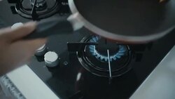 Frying french fries Stock Footage