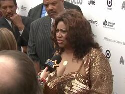 Aretha Franklin at the 2010 Apollo Theater Benefit Concert & Awards Ceremony - Arrivals at New York NY. (Footage by WireImage Video/GettyImages) Stock Footage