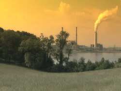 Electrical Power Plant Stock Footage