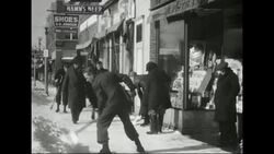 Ingrid Bergman visits Lindstrom, Minnesota Stock Footage