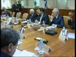 Israeli Cabinet meeting, Abbas denies Bush comments News Clip