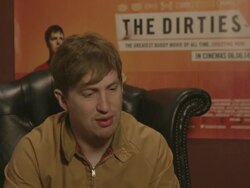 Matt Johnson on Columbine at 'The Dirties' interview on 4 June, 2014 in London, England. Stock Footage