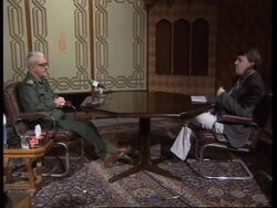 IRAQ: DEPUTY PRIME MINISTER AZIZ CALLS FOR WITHDRAWAL OF TROOPS News Clip