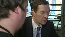 George Osborne meeting jobseeker News Clip