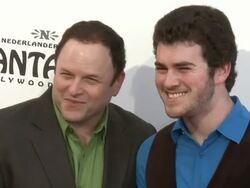 Jason Alexander at The Book Of Mormon Los Angeles Opening Night Stock Footage