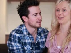 couple playing with game console Stock Footage