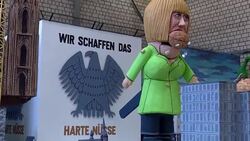 CLEAN : Spitting image: political floats ready for Cologne parade News Clip