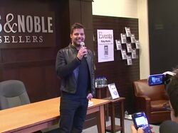 Ricky Martin speech at the Ricky Martin Signs Copies Of His New Book 'Me' at Los Angeles CA. (Footage by WireImage Video/GettyImages) Stock Footage