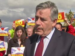 Gordon Brown Interview on Scottish Referendum Vote News Clip