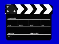 Clapboard Stock Footage