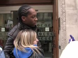 Celebrity Video Sightings in London Stock Footage