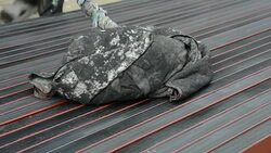 Cleaning surfaces steel Stock Footage