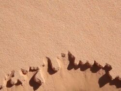 sand erosion Stock Footage