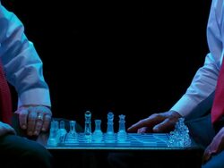 Businessmen Playing Chess Stock Footage