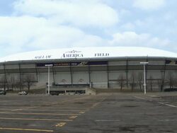 Mall of America field, located in Minneapolis Minnesota Stock Footage