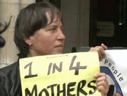 Disabled People Against Benefits Cuts Protest at The High Court News Clip