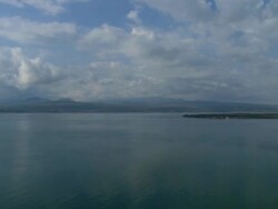 WS PAN View of lake / Armenia Stock Footage