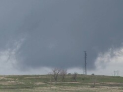 Wall Cloud & Developing Tornado Stock Footage