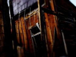 Creepy Abandoned House Stock Footage