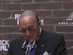 Rock and Roll Hall of Fame Makes A Special Announcement Stock Footage