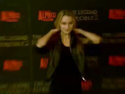 Elena Foley at  The Legend of Hercules Screening Stock Footage