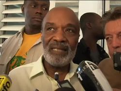 WRAP Aid for quake victims, aerials, Preval, PM, expats leaving News Clip