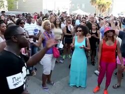 Charleston In Mourning After 9 Killed In Church Massacre Stock Footage