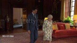 ROTY: Royals - Queen Meets Justin Trudeau News Clip