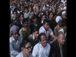 SYND 21-12-71 INDIAN DEFENCE MINISTER JAGJIVAN RAM AT RALLY News Clip