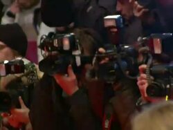 Atmosphere at the Coriolanus Premiere: 61st Berlin International Film Festival at Berlin . (Footage by WireImage Video/GettyImages) Stock Footage