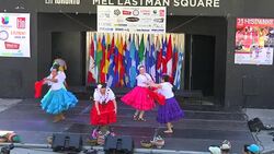 Hispanic Fiesta in Mel Lastman Square-Toronto,Canada Stock Footage