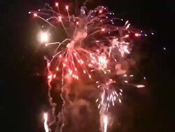 Fireworks, Firework Display. Stock Footage